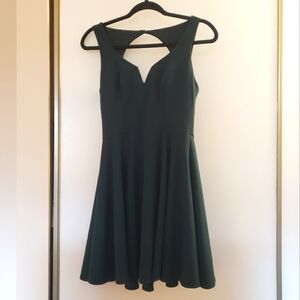 B Darlin - Dark Green Semi-Formal Dress